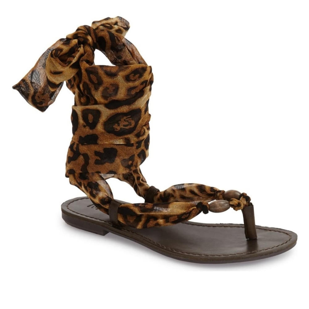 🌟🔥 50% OFF!! 🌟🔥 MIA DRINA ANKLE WRAP SANDALS SIZE 7.5-8